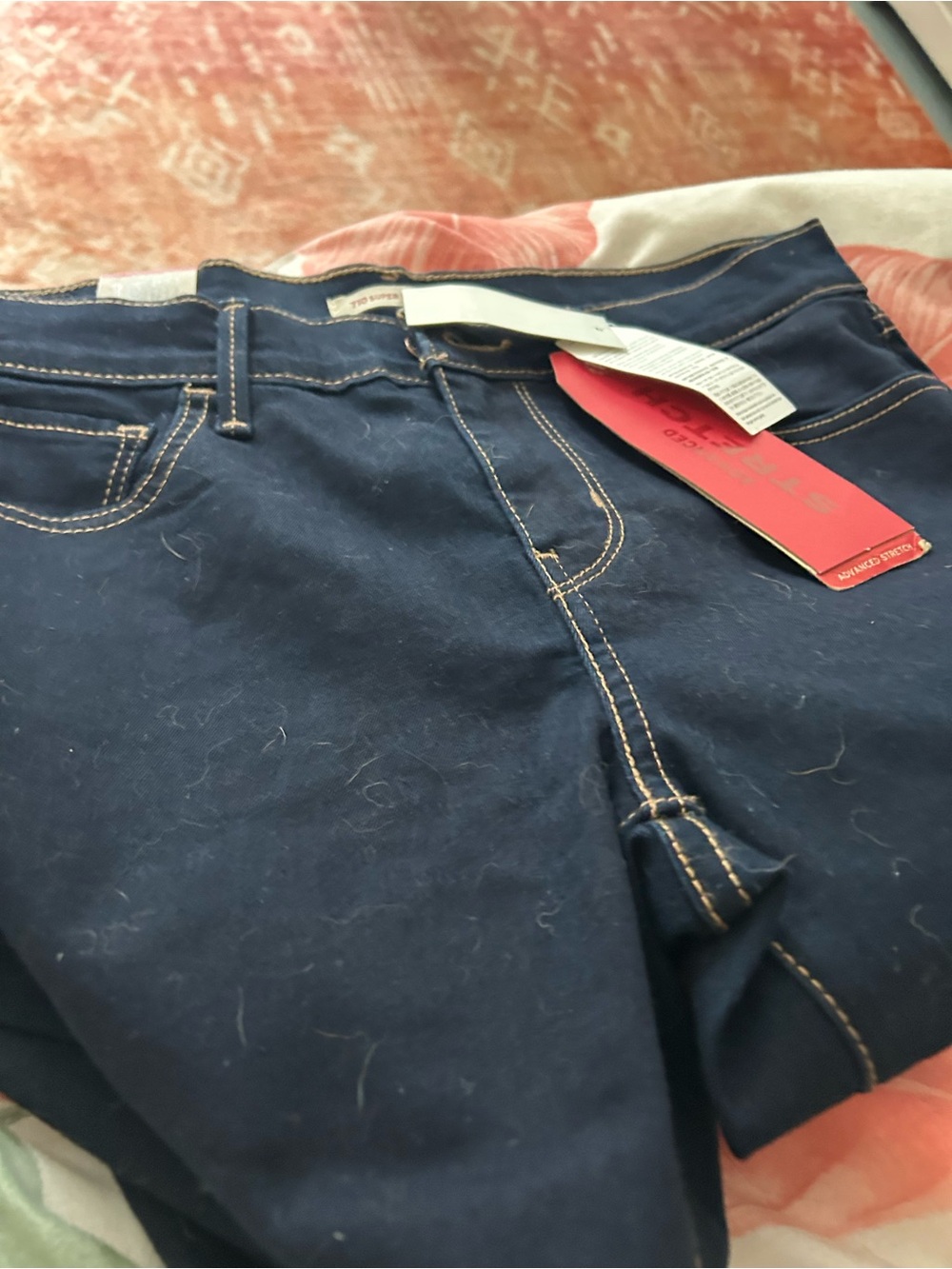 NWT LEVI’S Women's 710 Super Skinny Jeans - Navy, Classic Fit and Styling - Picture 15 of 15